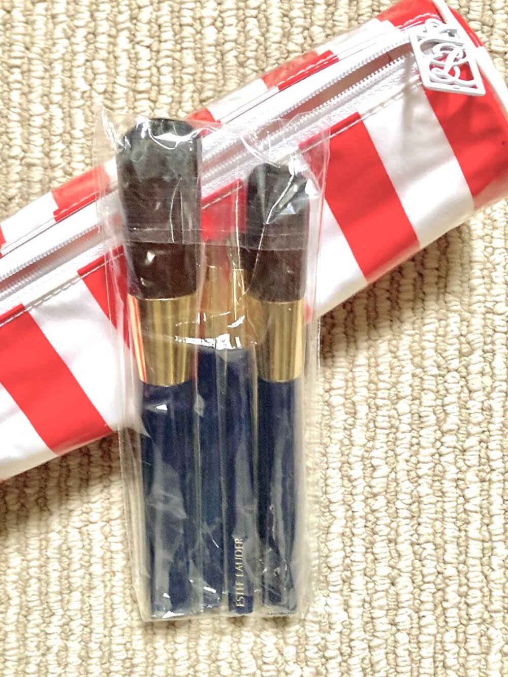 Estee Lauder Cosmetic Brush Kit with Carrying Case